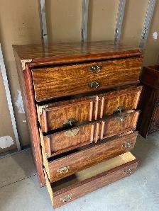 Free delivery used Vintage Oriental Style Dresser Chest