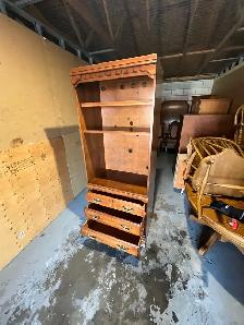 Free delivery used Kroecheler Wooden Bookcase with Drawers - Photo 8