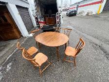 Free delivery Wooden Dining Table with 6 Chairs - Photo 5