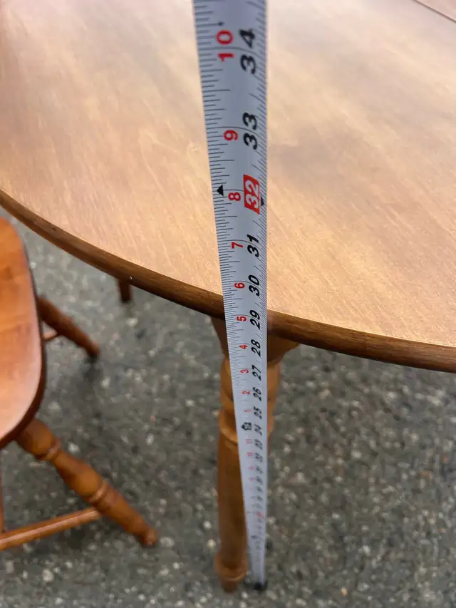 Free delivery Wooden Dining Table with 6 Chairs - Photo 10