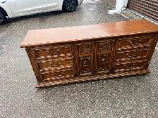 Free delivery used Vintage Wooden Dresser