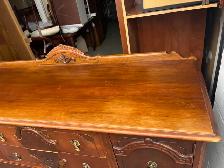 Free delivery Antique Wooden Buffet / Sideboard - Photo 3