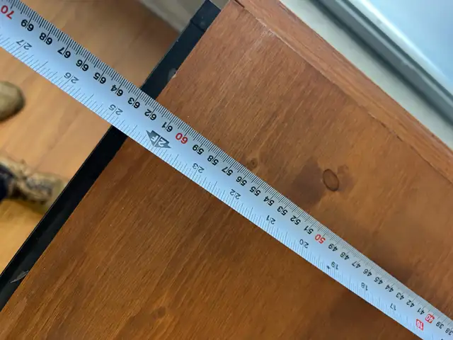 Free delivery used Black and wood media console - Photo 6