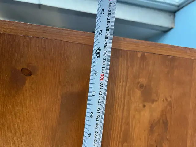 Free delivery used Black and wood media console - Photo 8