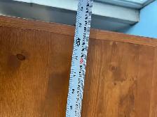 Free delivery used Black and wood media console - Photo 8