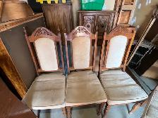 Free delivery used Wooden Dining Table with 4  Chairs - Photo 2