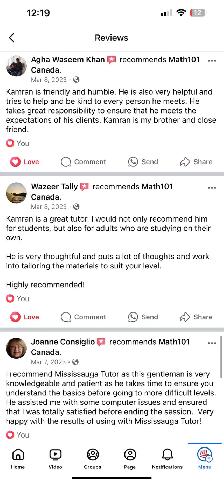 MATH TUTOR $30/hr Mississauga, Brampton, Oakville, Milton,Online - Photo 9