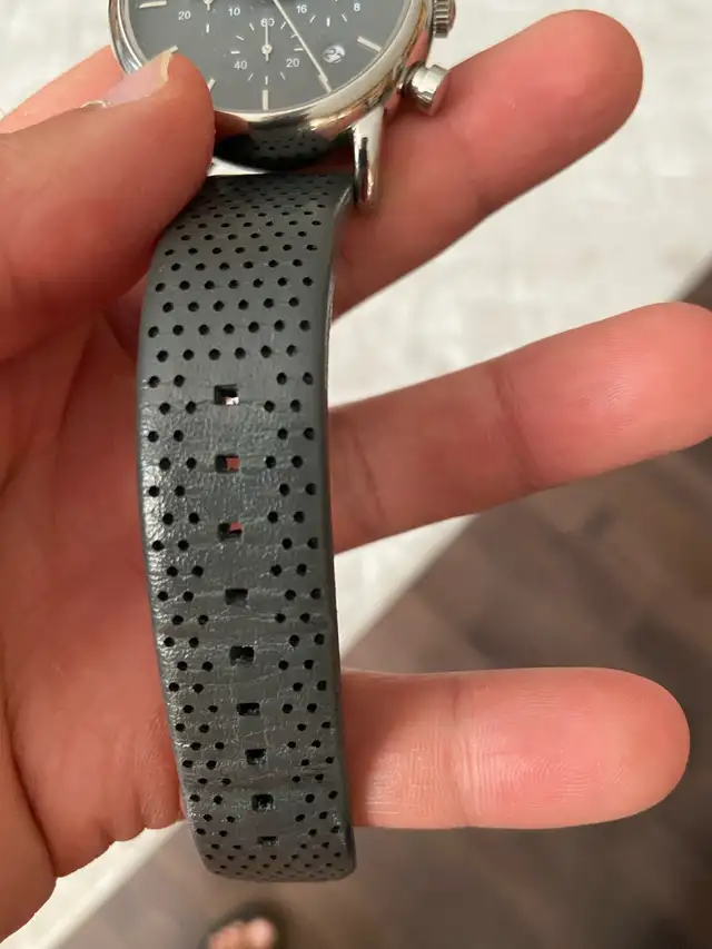 $100 Men’s Emporio Armani Luigi Grey Dial Chronograph Quartz - Photo 7