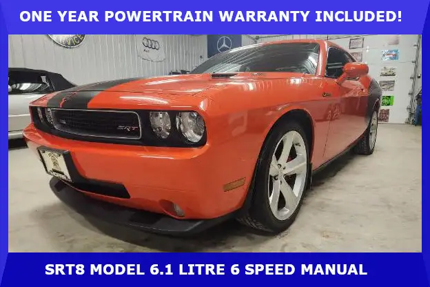 2010 Dodge Challenger SRT8 LOW KMS 6 SPEED!