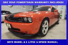 2010 Dodge Challenger SRT8 LOW KMS 6 SPEED!