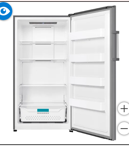Hisense 17 Cu. Ft Convertible Upright Fridge / Freezer! - Photo 2