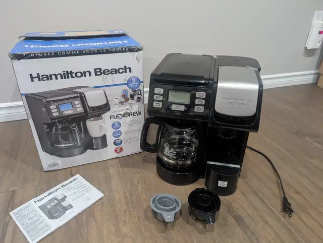 Brand New Hamilton Beach FlexBrew Trio Coffee Maker For Sale - Photo 4