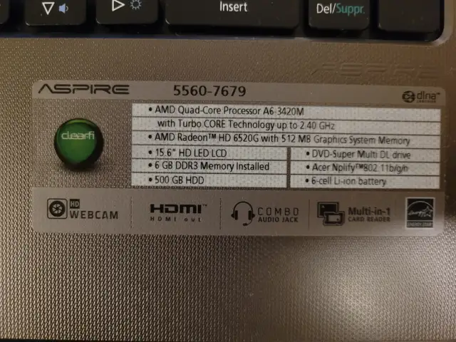 SELLING A ' LIKE NEW ' ACER LAPTOP - Photo 6