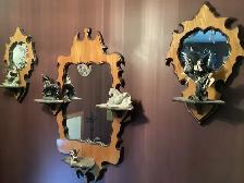 3  Piece Wooden Mirror - Photo 2