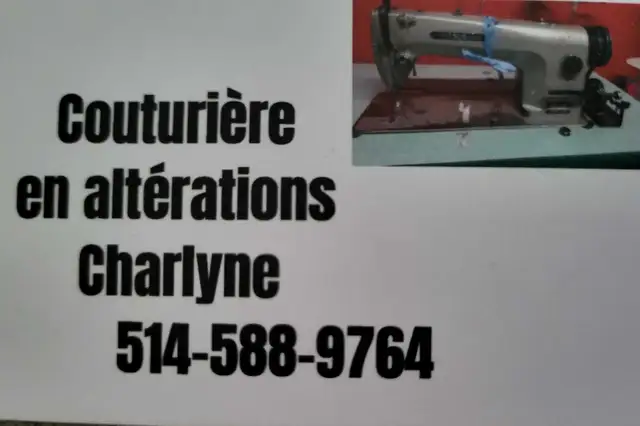 Couturière pour vos réparations, altérations
