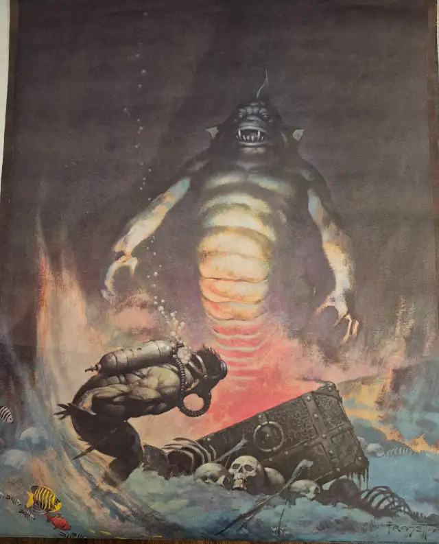 Sea Monster - Frazetta Poster
