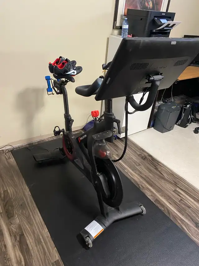 peleton bike with accessories