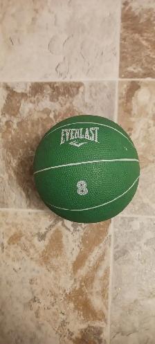 exercise ball   has # 8 on it