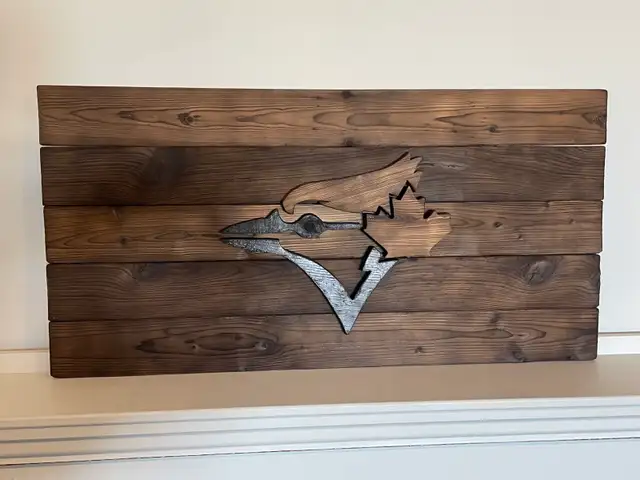 Toronto Blue Jays Wooden 3D Banner