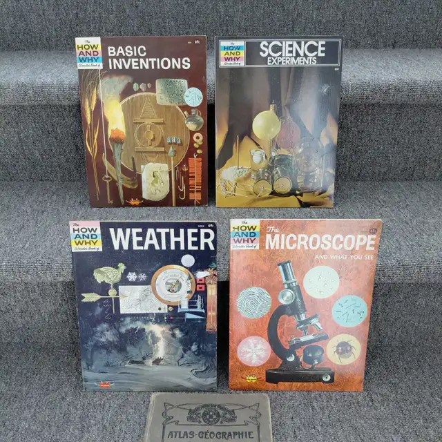 4 revues How and why wonder books 1960