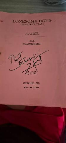 Lonesome Dove Scripts.