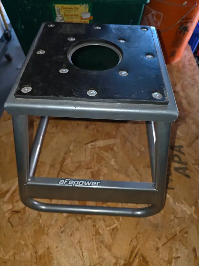 AFE Power Dirtbike Stand Motorcycle Work Stand W Hole In Middle - Photo 2