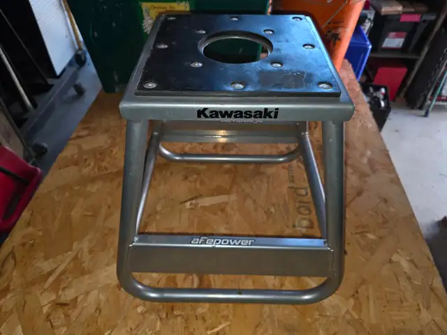 AFE Power Dirtbike Stand Motorcycle Work Stand W Hole In Middle - Photo 6