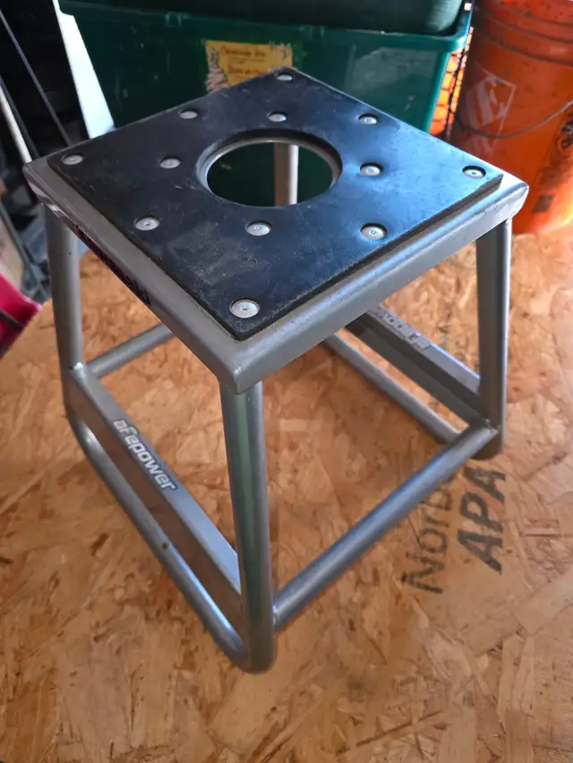 AFE Power Dirtbike Stand Motorcycle Work Stand W Hole In Middle - Photo 7