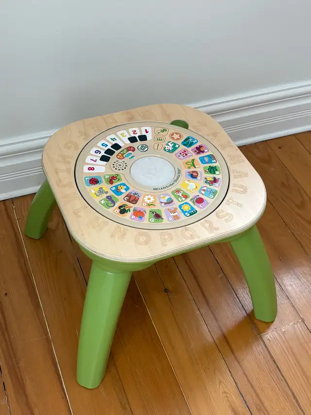 LeapFrog ABCs & Activities Wooden Learning Table - Photo 2