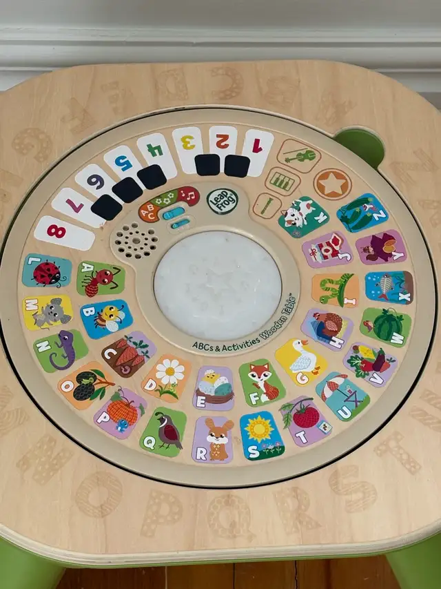 LeapFrog ABCs & Activities Wooden Learning Table - Photo 4