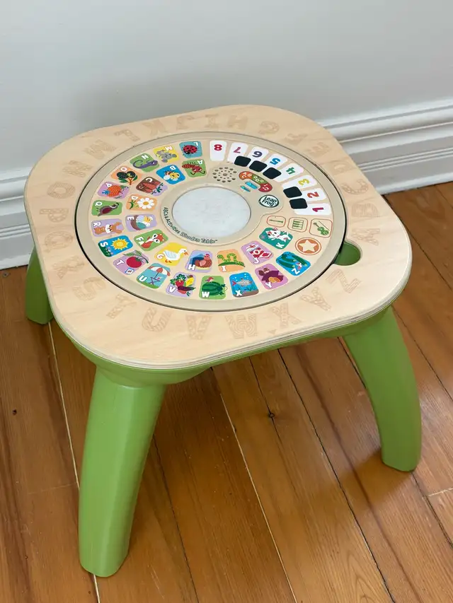 LeapFrog ABCs & Activities Wooden Learning Table - Photo 5