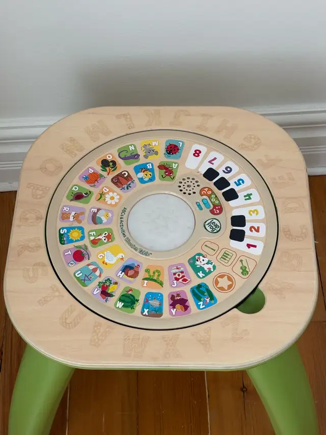 LeapFrog ABCs & Activities Wooden Learning Table - Photo 6