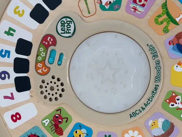 LeapFrog ABCs & Activities Wooden Learning Table - Photo 7