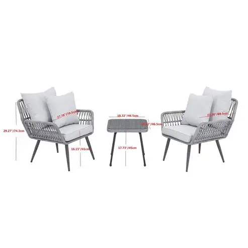 Brand New 3 PC Modern Patio Bistro Set Selling at $169 - Photo 3