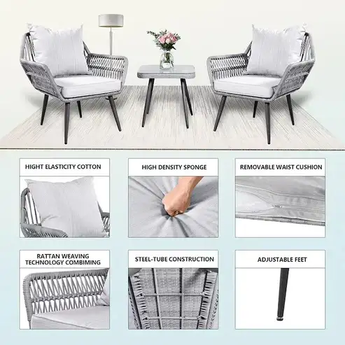 Brand New 3 PC Modern Patio Bistro Set Selling at $169 - Photo 4