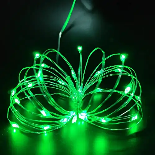 (New)Pack 2 Indoor Battery-Operated Led String Lights with Timer