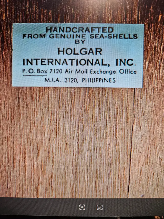 Vintage Hand Made Sea Shell Picture - Photo 2