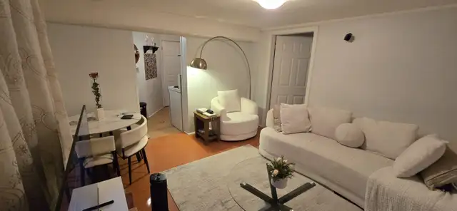 One bedroom basement apartment