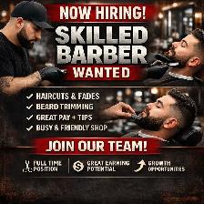 Skilled Barber Wanted