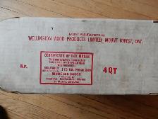 Vintage 4 quart Norfolk Farms apple basket-Vittoria, Ontario - Photo 6