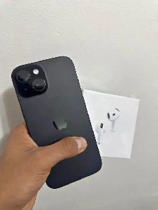 iPhone 15 128GB – Premium Bundle – AirPods & Charger – Delivery
