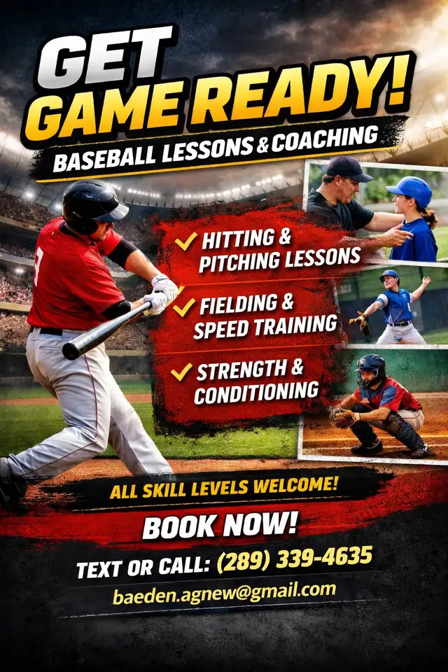 ⚾ Serious About Baseball? Train with an NCAA Player (Hamilton)