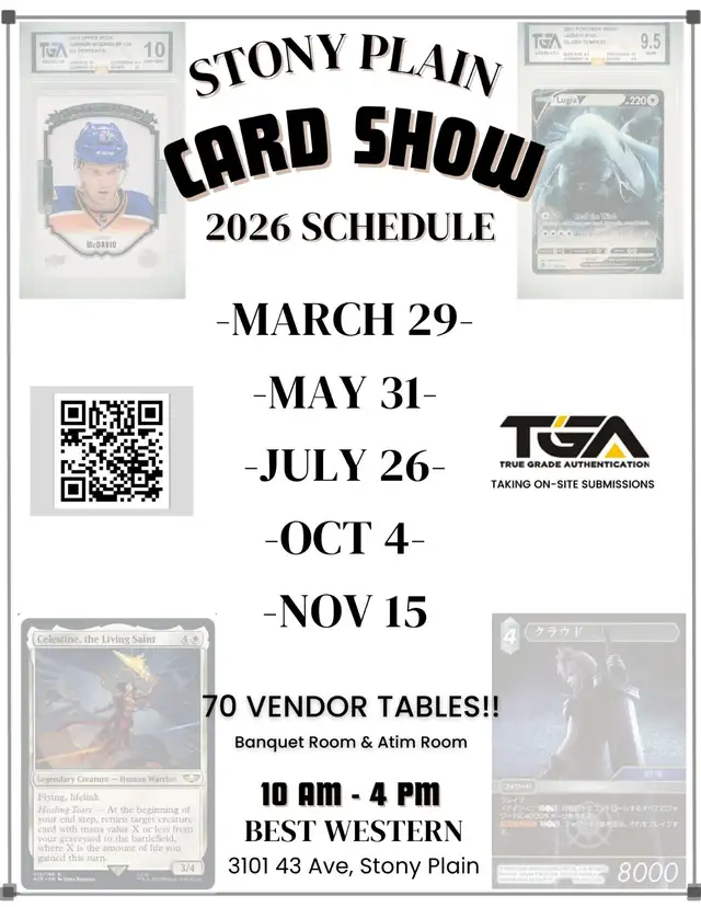 Stony Plain Card Show - Photo 2