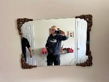 Free delivery used Ornate Decorative Wall Mirror - Photo 4