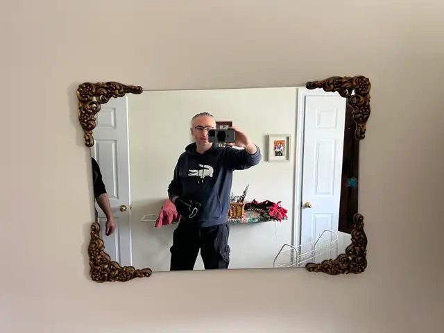 Free delivery used Ornate Decorative Wall Mirror - Photo 5