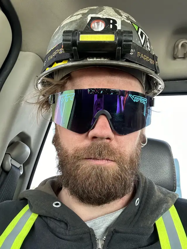 hardworking man looking for work.