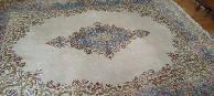 KERMAN ROYALE TAPIS PERSAN SUPERBE RARE SEMI ANTIQUE9'X12'PROPRE