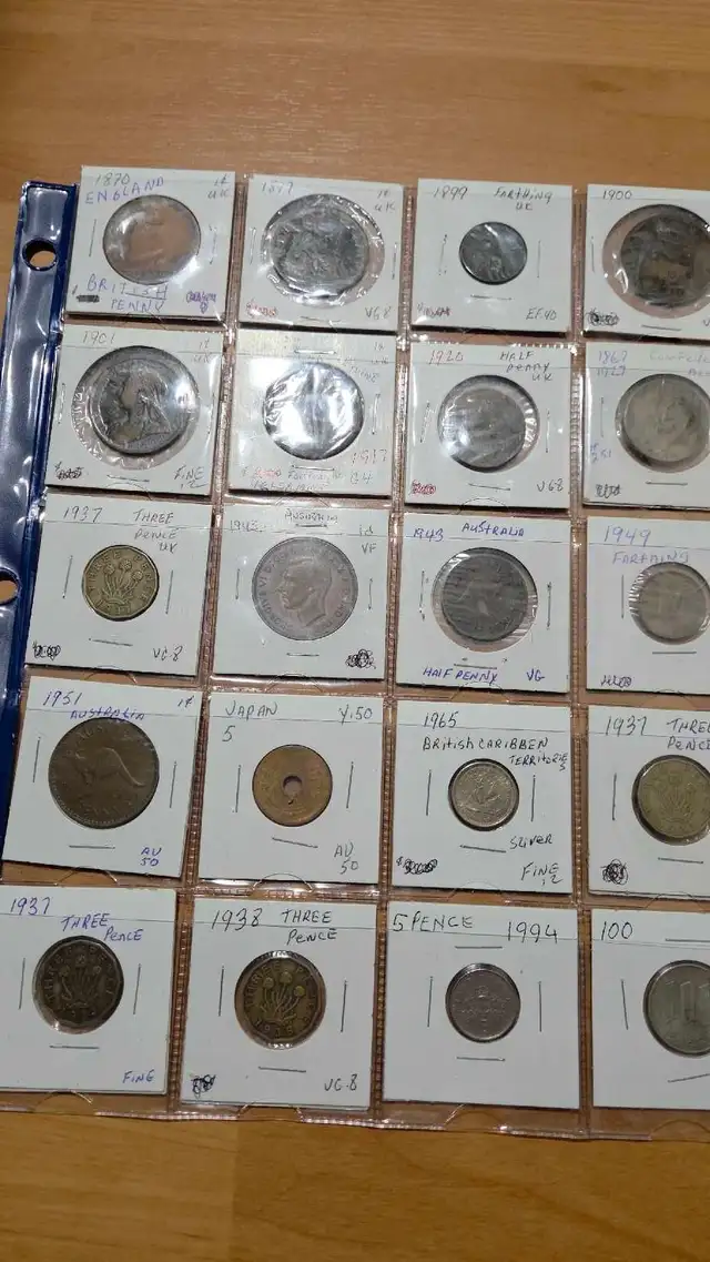 world coin and bill collection - Photo 3