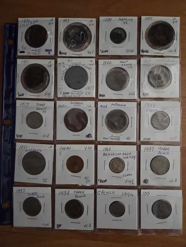 world coin and bill collection - Photo 4