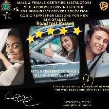 ✨✨✨Driving Lessons (BDE Certification-G2-G Lessons-Road Test)✨✨